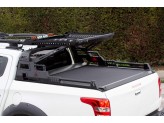Защитная дуга "Dakar" для Nissan Navara (D23) с багажником в кузов пикапа, цвет черный (габаритные фонари к-т не входят) 2016-, изображение 2